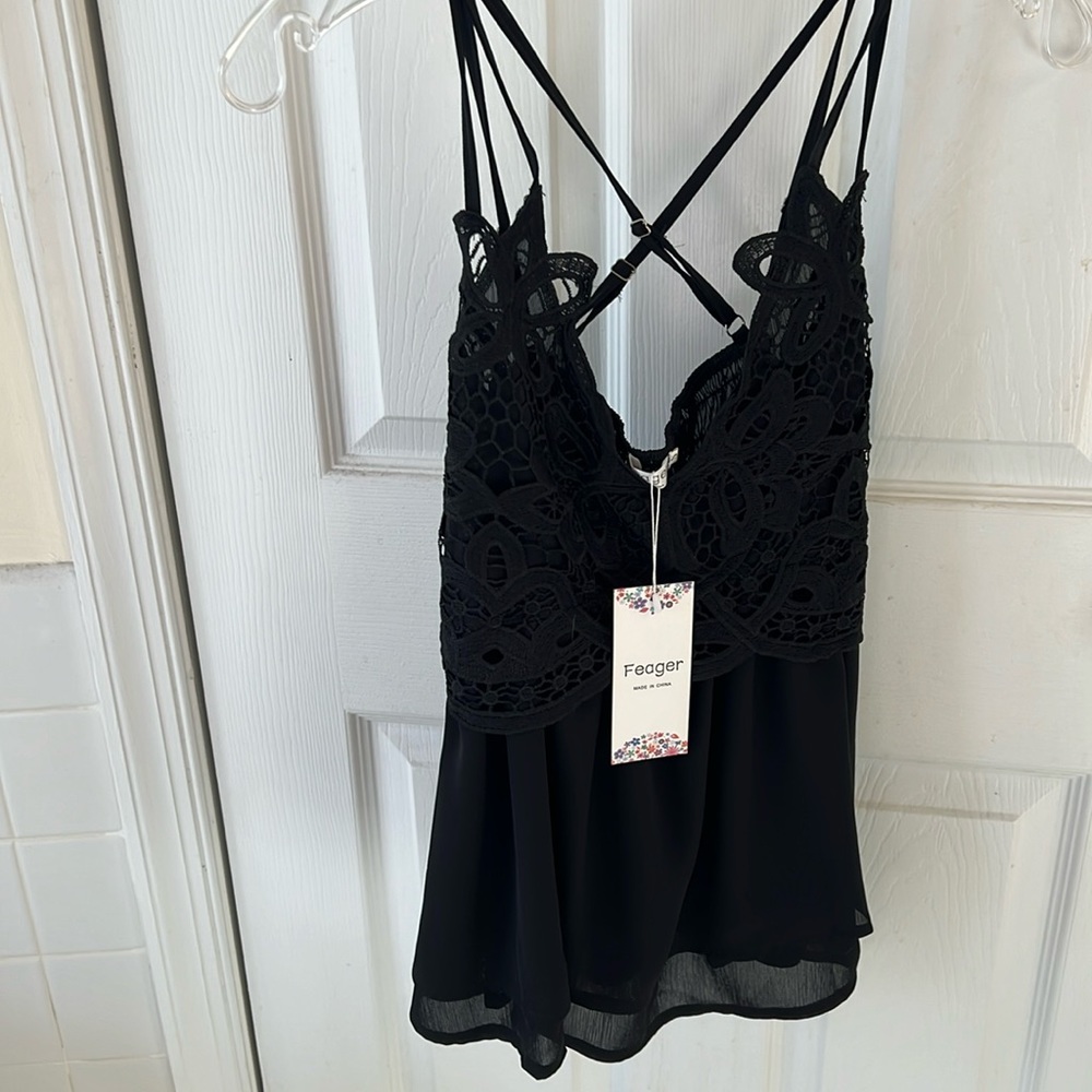 Babydoll top by Feager size small